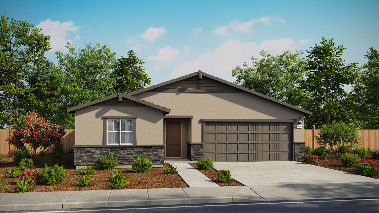 Harter Estates Plan 1501  Craftsman Elevation