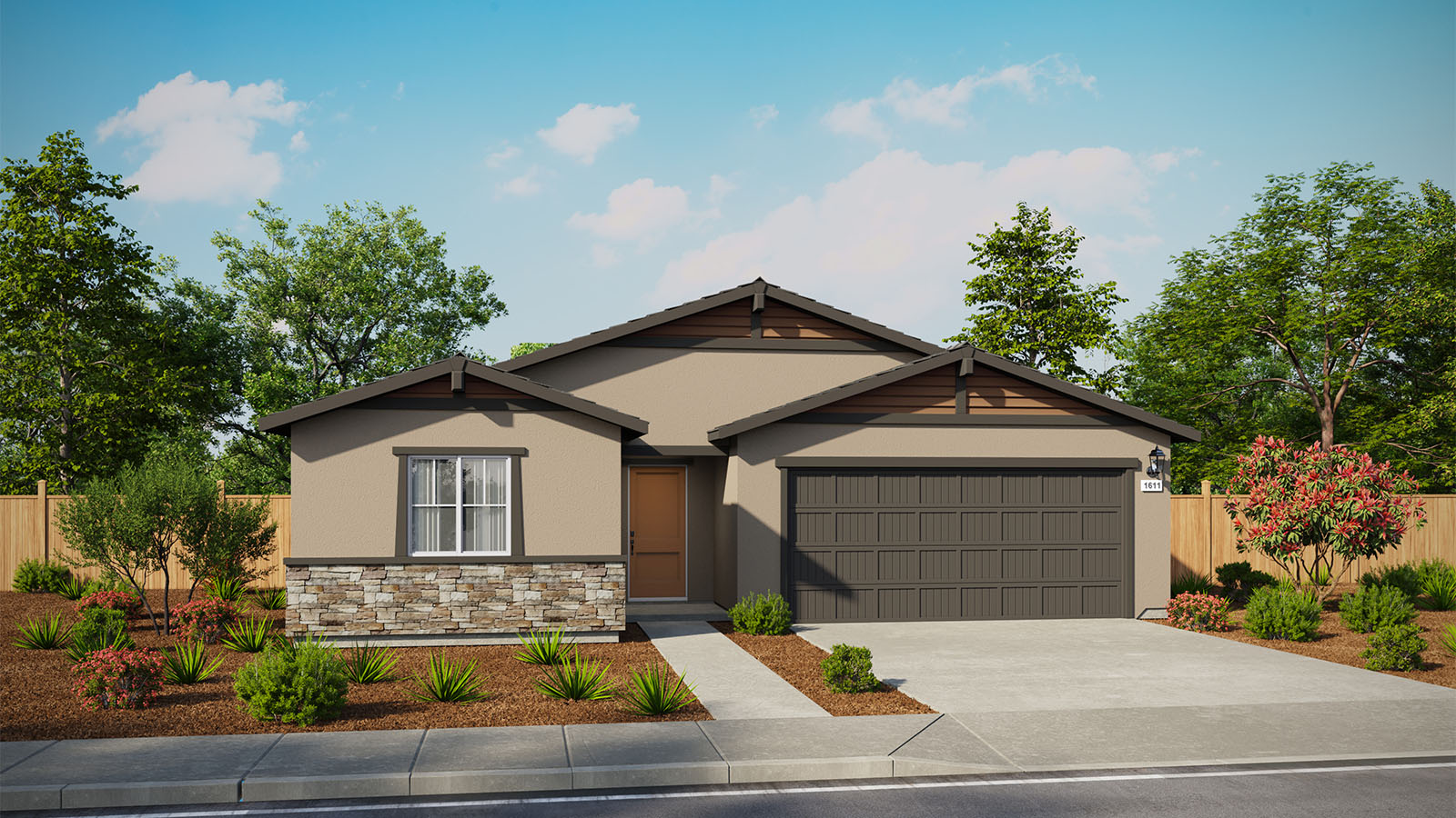 Harter Estates Plan 1611 Exterior Craftsman Elevation