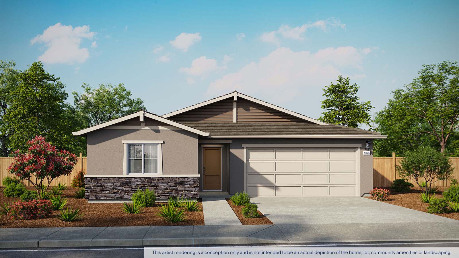 Harter Estates Plan 1825 Exterior Craftsman Elevation