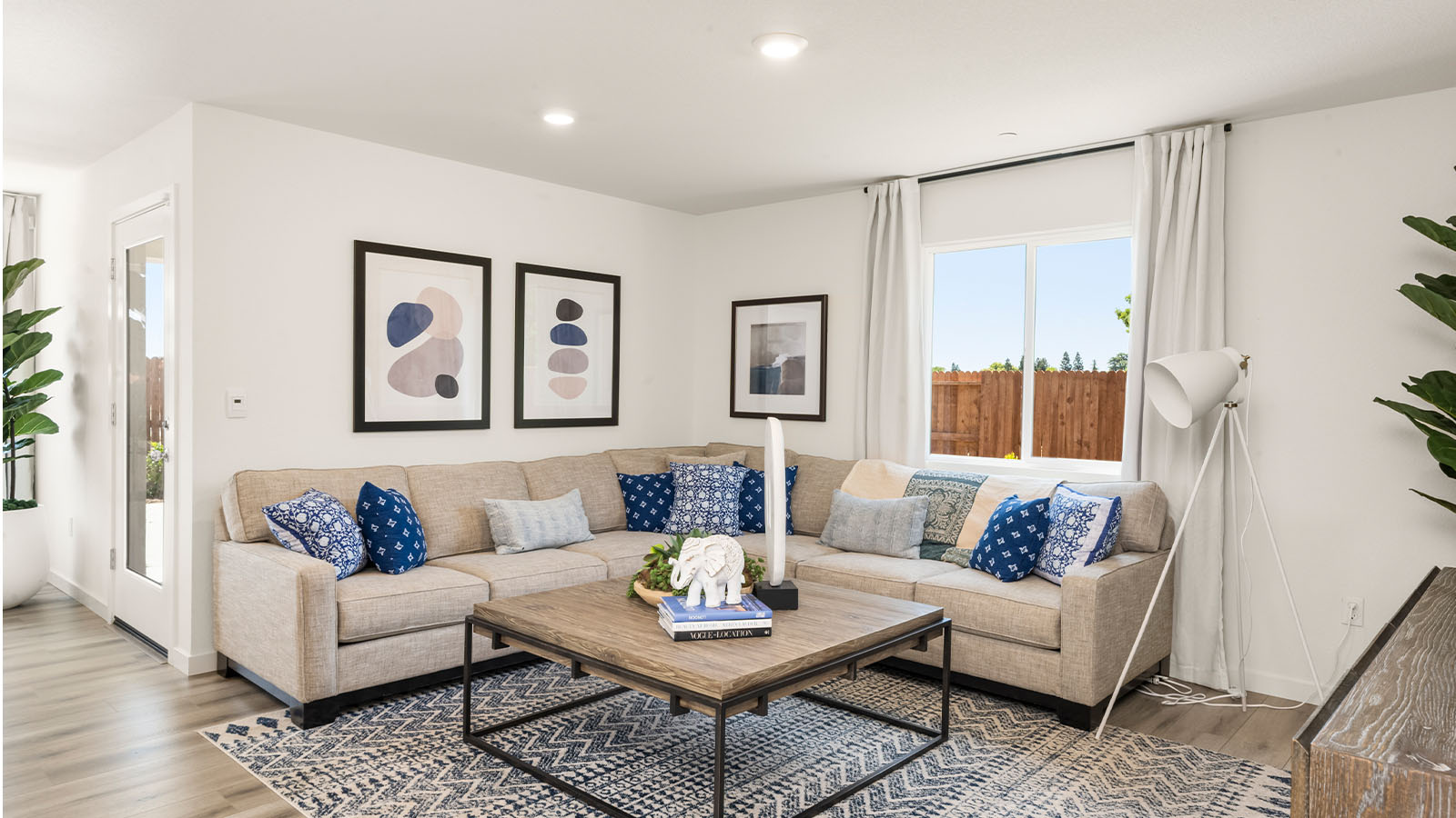 Harter Estates Plan 1825 Light Filled Living Area
