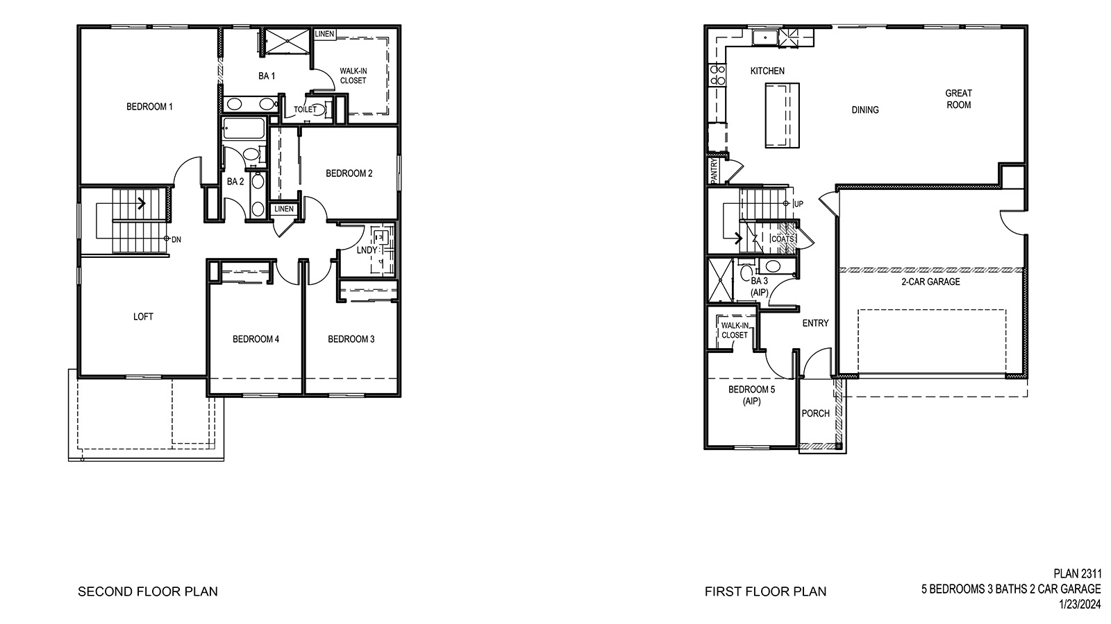 Floor Plan in Harter Estates YUBA CITY, CA D.R. Horton
