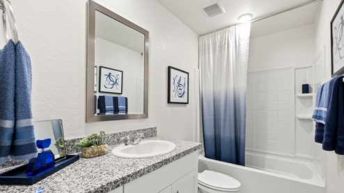 Harter Estates Plan 1825 Secondary Bathroom