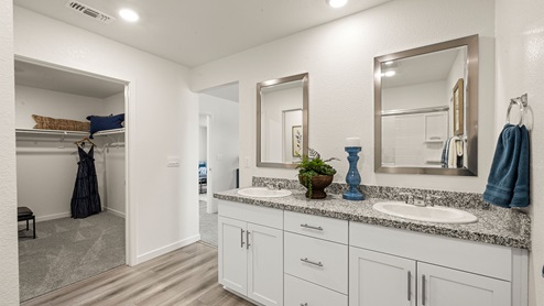 Harter Estates Plan 1825 Primary Bathroom with Closet
