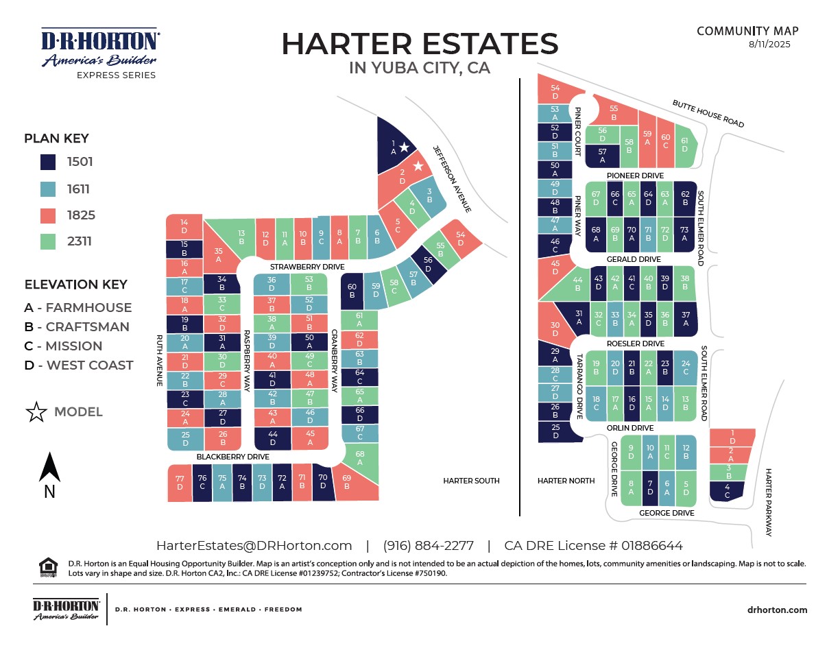Static Lot Map
