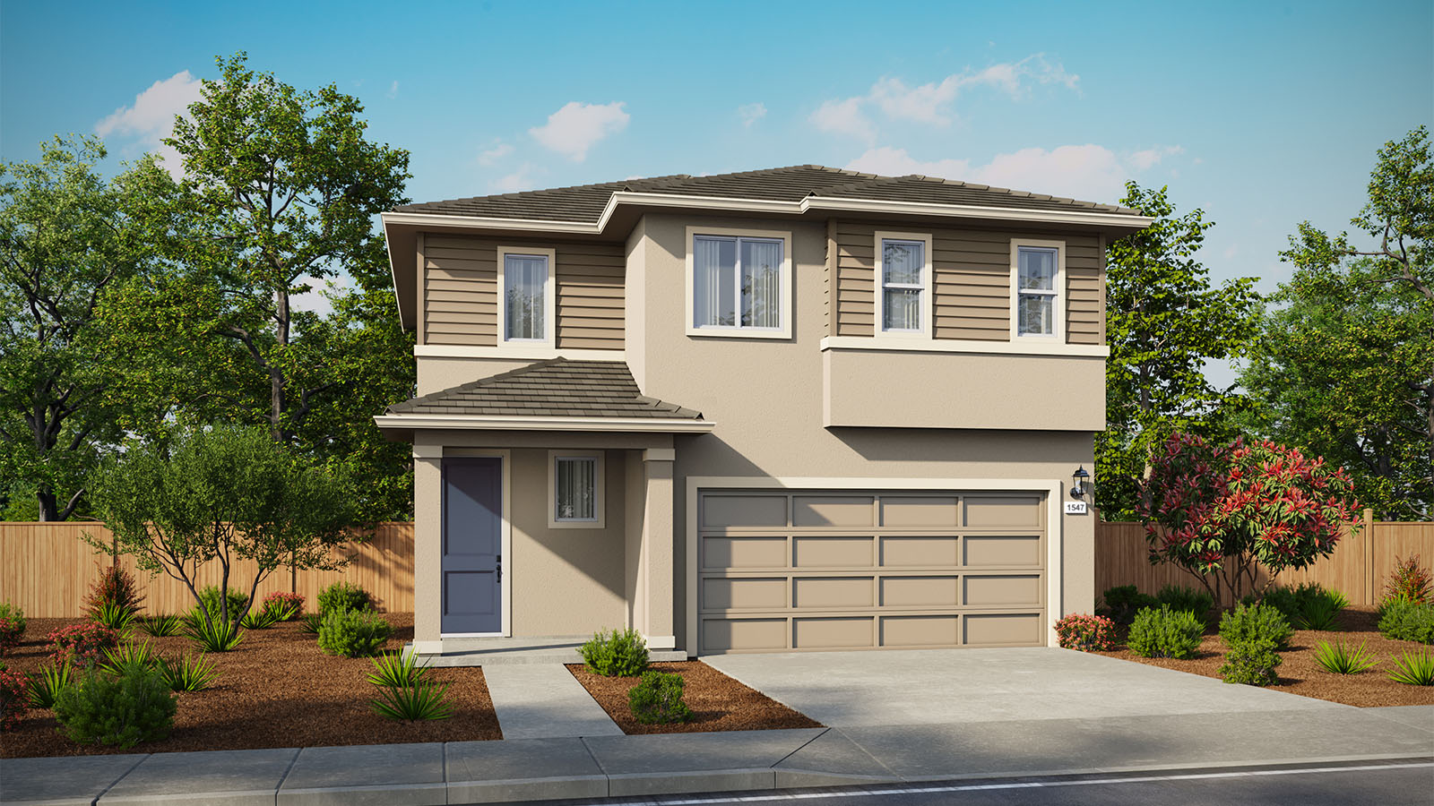 Jasper Plan 1547 Exterior West Coast Elevation