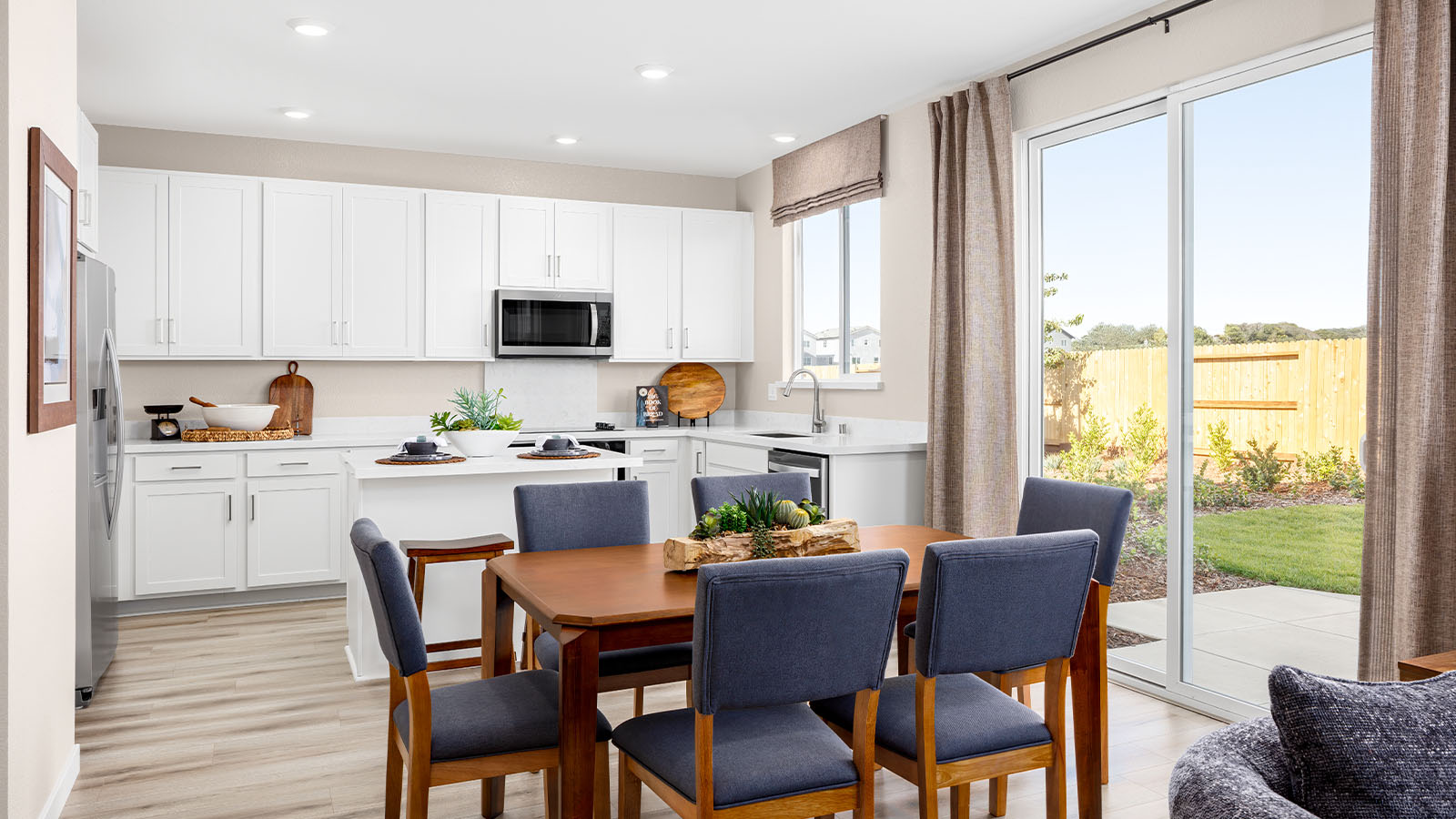 Jasper Plan 1547  ding area that is open to the kitchen and greatroom