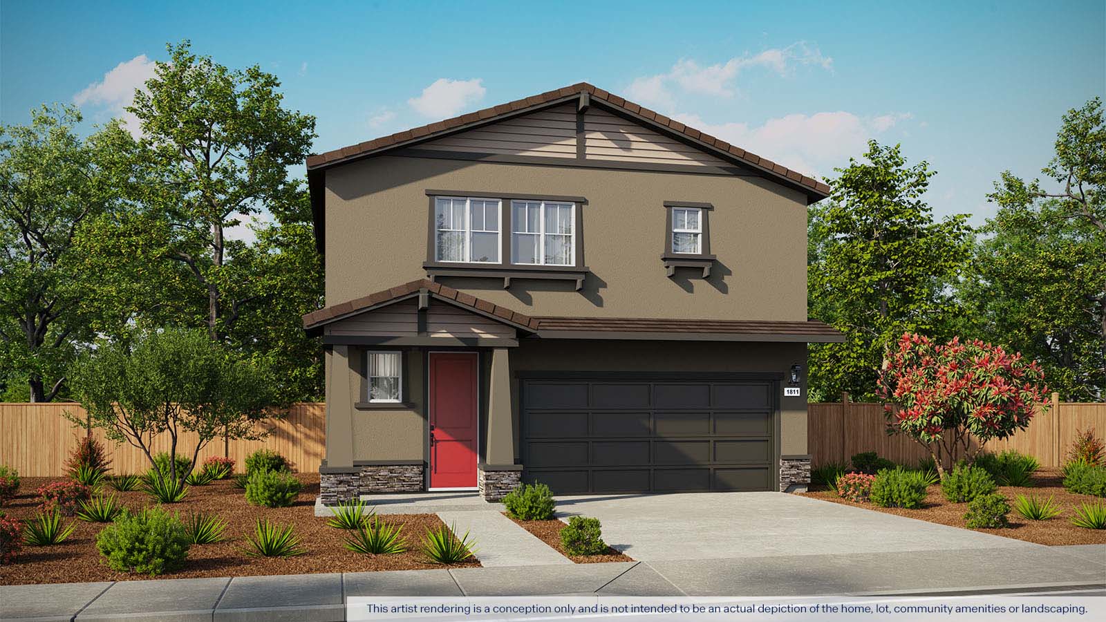 JASPER Plan 1811 exterior Craftsman Elevation