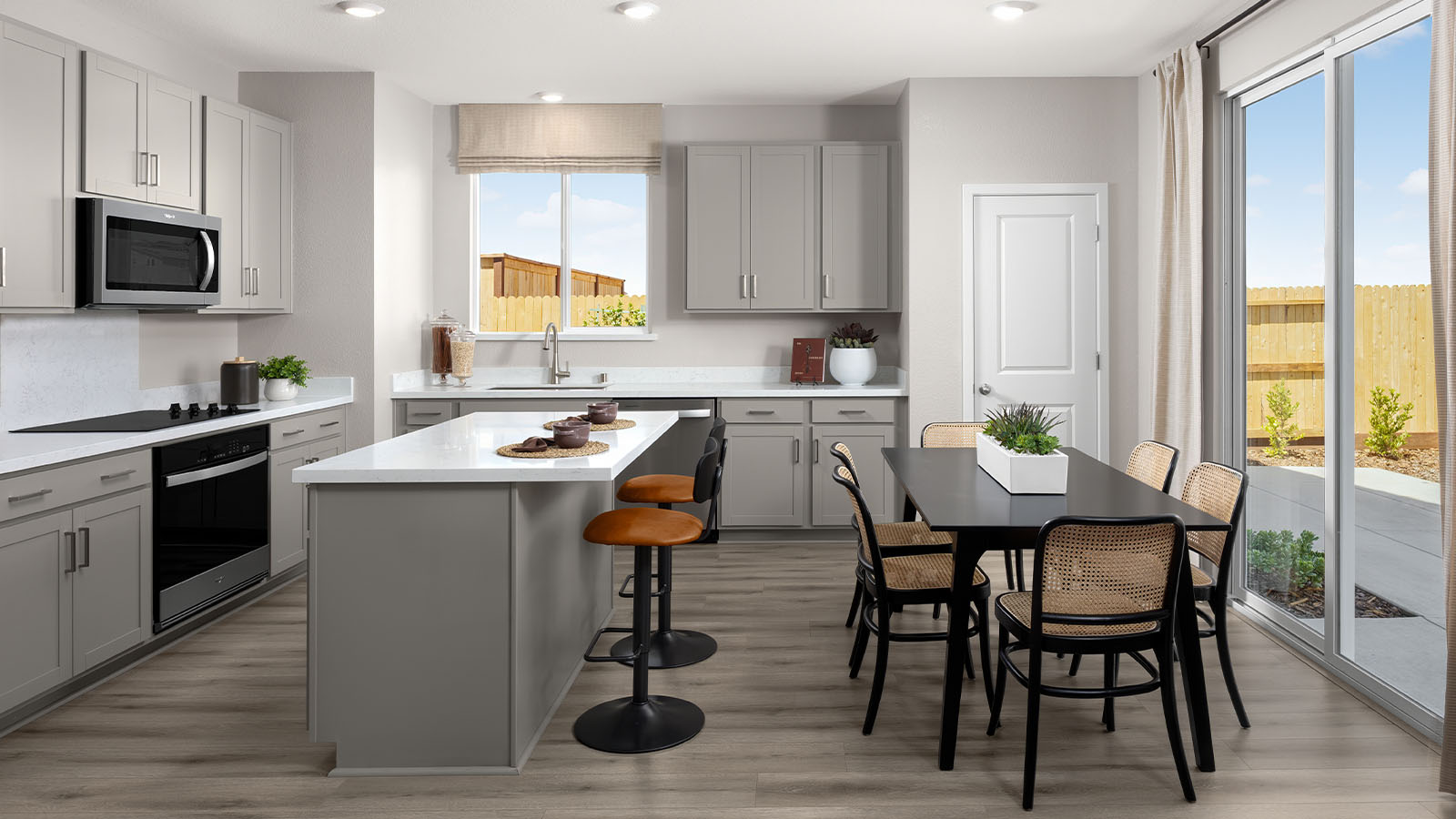 Jasper Clementine Plan 1811 kitchen island with seating