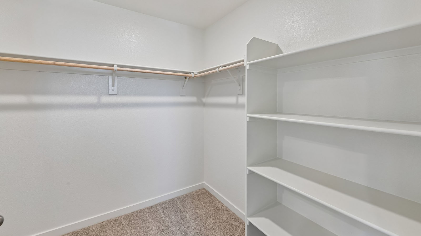 Jasper Clementine Plan 1811 primary over sized closet with shelfing