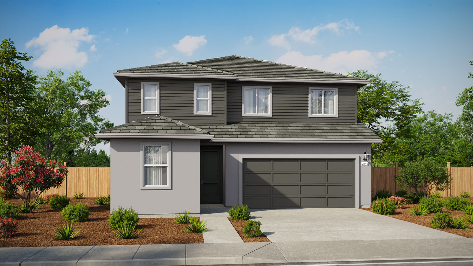 Jasper Sutter Plan 2116 West Coast Elevation