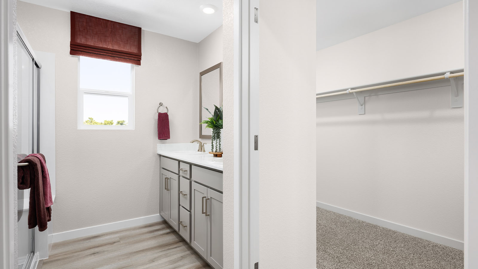 Jasper Plan 1811 Primary Bathroom with Closet