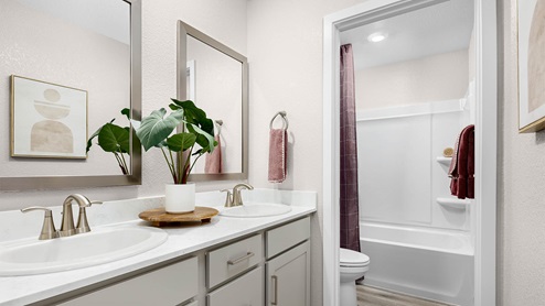 Jasper Plan 1811 Secondary Bathroom