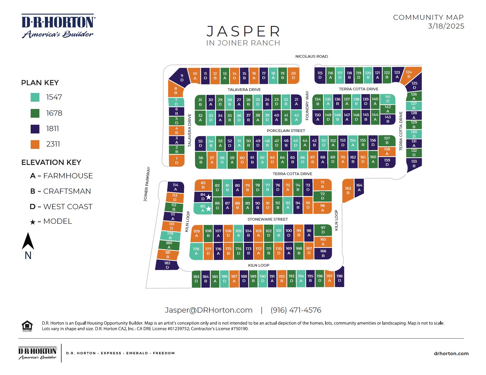 Static Lot Map