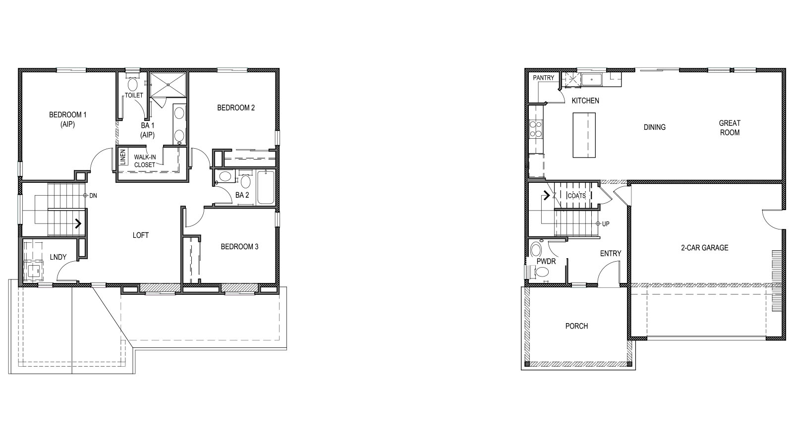Plan 1705 Floorplans