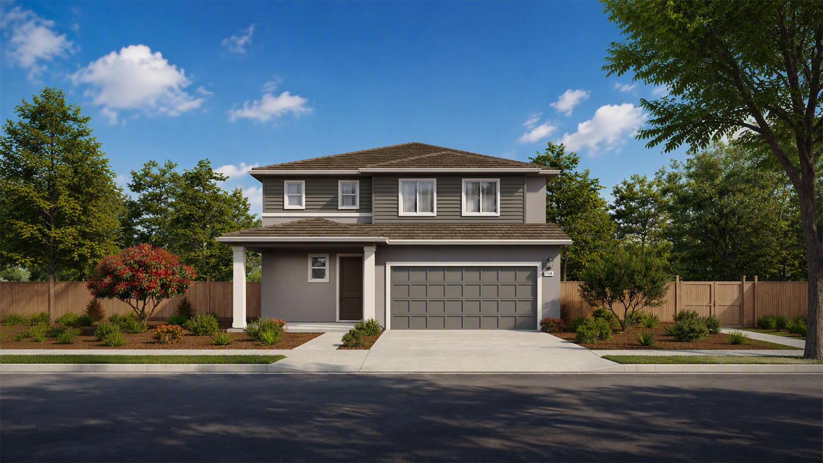 Kestrel Plan 1705 Exterior West Coast Elevation