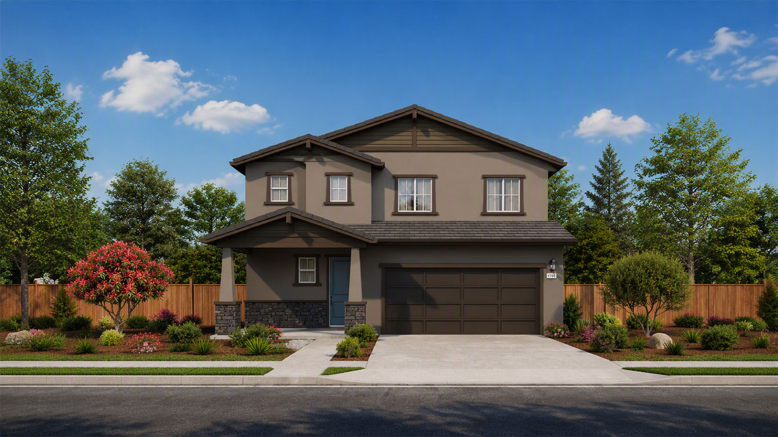 Kestrel Plan 1705 Exterior Craftsman Elevation