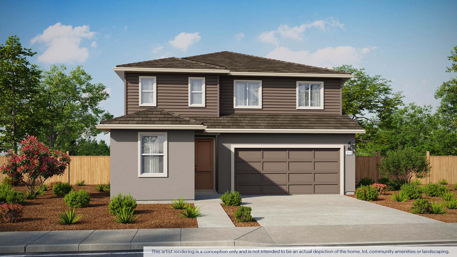 Kestrel Plan  2116 Exterior West Coast Elevation