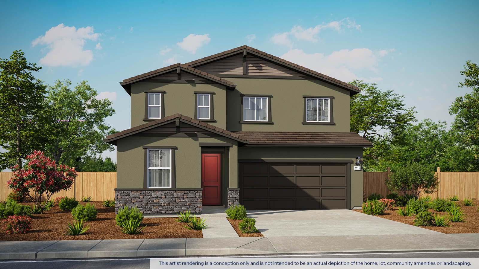 Kestrel Plan  2116 Exterior Craftsman Elevation