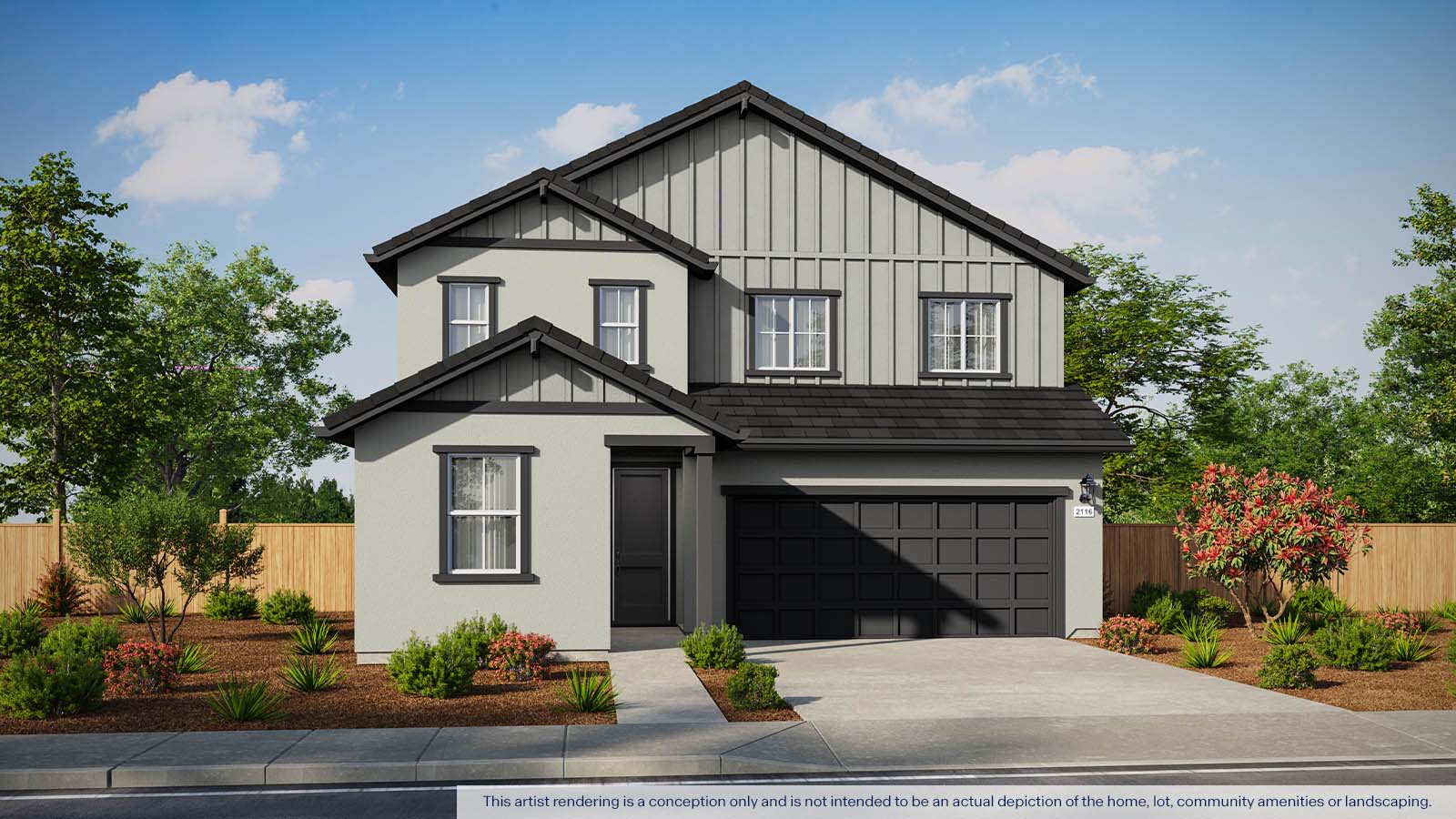 Kestrel Plan  2116 Exterior Farmhouse Elevation