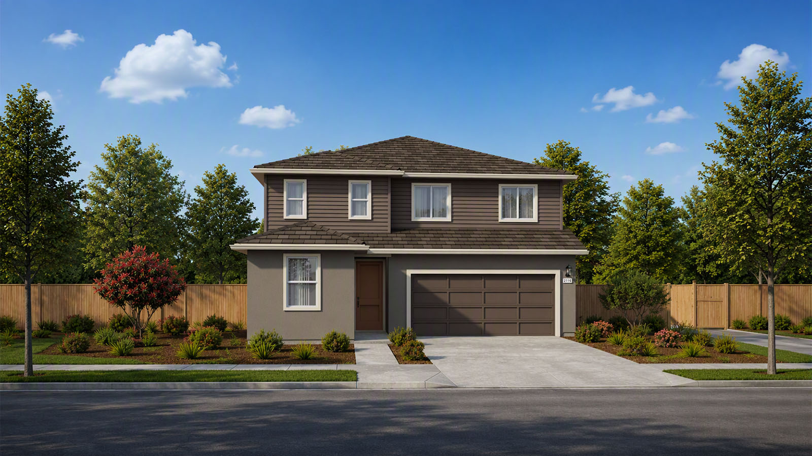 Kestrel Plan  2116 Exterior West Coast Elevation