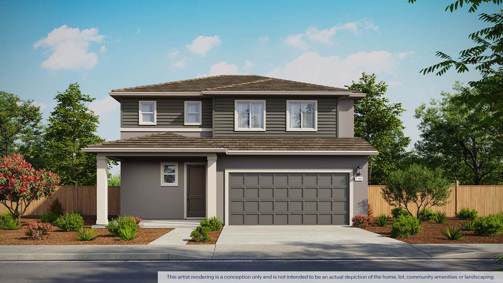 Kestrel Plan 1705 Exterior West Coast Elevation