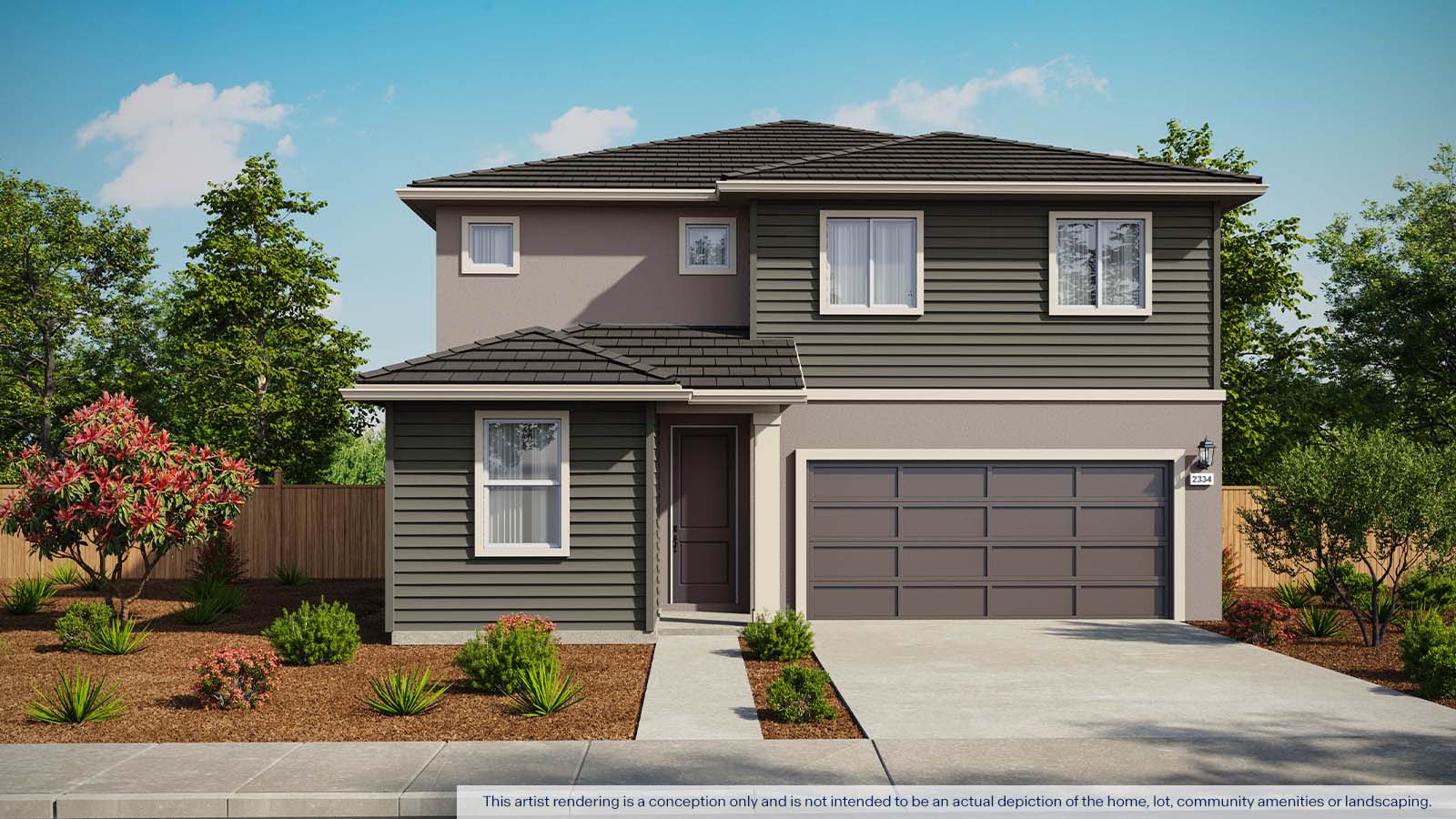 Kestrel Plan 2334 Exterior West Coast Elevation