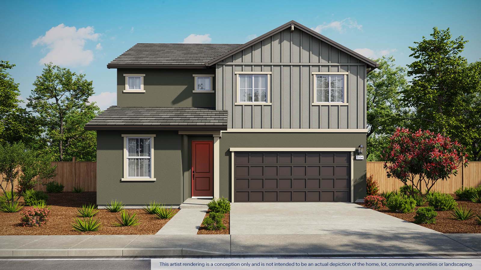 Kestrel Plan 2334 Exterior Farmhouse Elevation