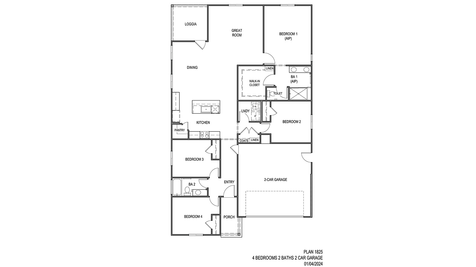 Floor Plan in Aviara at Amoruso Ranch ROSEVILLE, CA D.R. Horton
