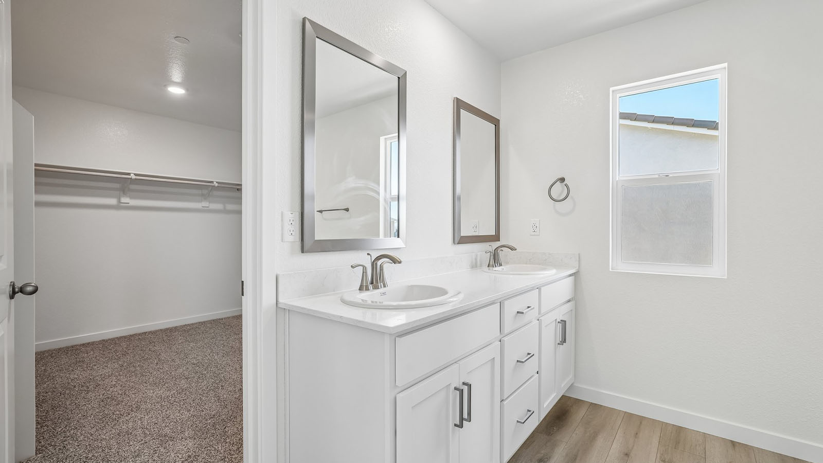 Aviara at Amoruso Ranch Plan 2617 spacious primary bathroom with dual sink