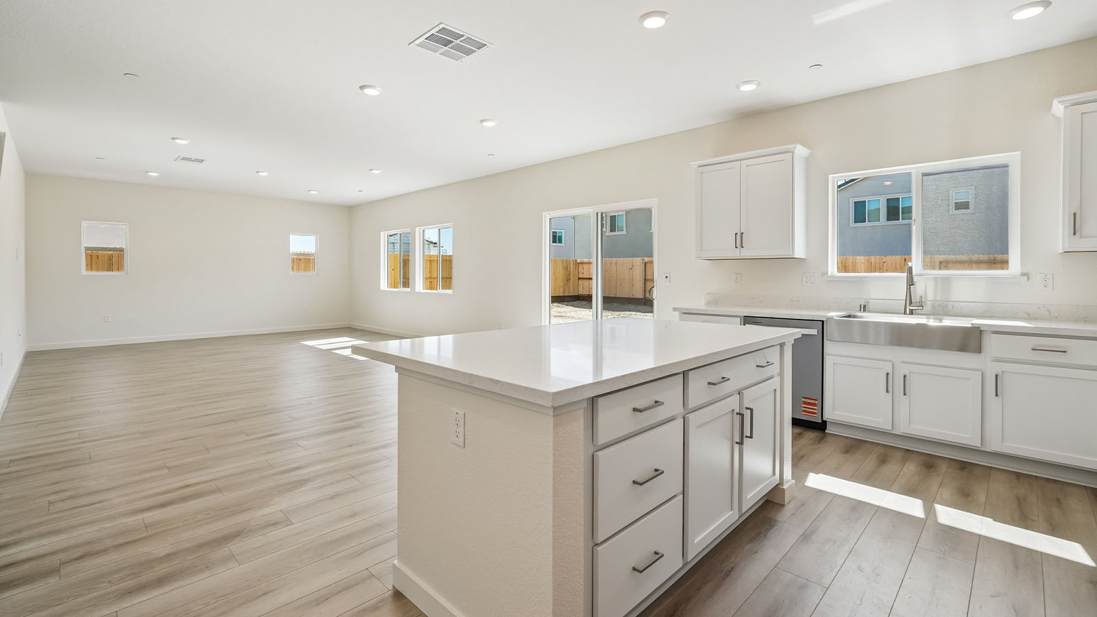 Aviara at Amoruso Ranch Plan 2617 kitchen island with natural light