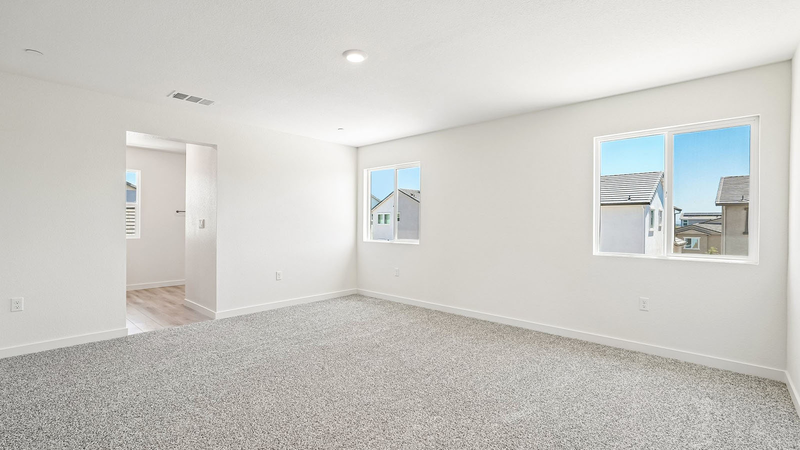 Aviara at Amoruso Ranch Plan 2617   spacious primary bedroom situated upstairs