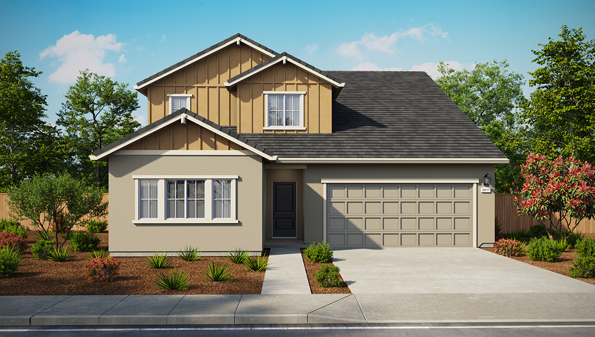 Aviara at Amoruso Ranch Plan 2617 Exterior Farmhouse Elevation