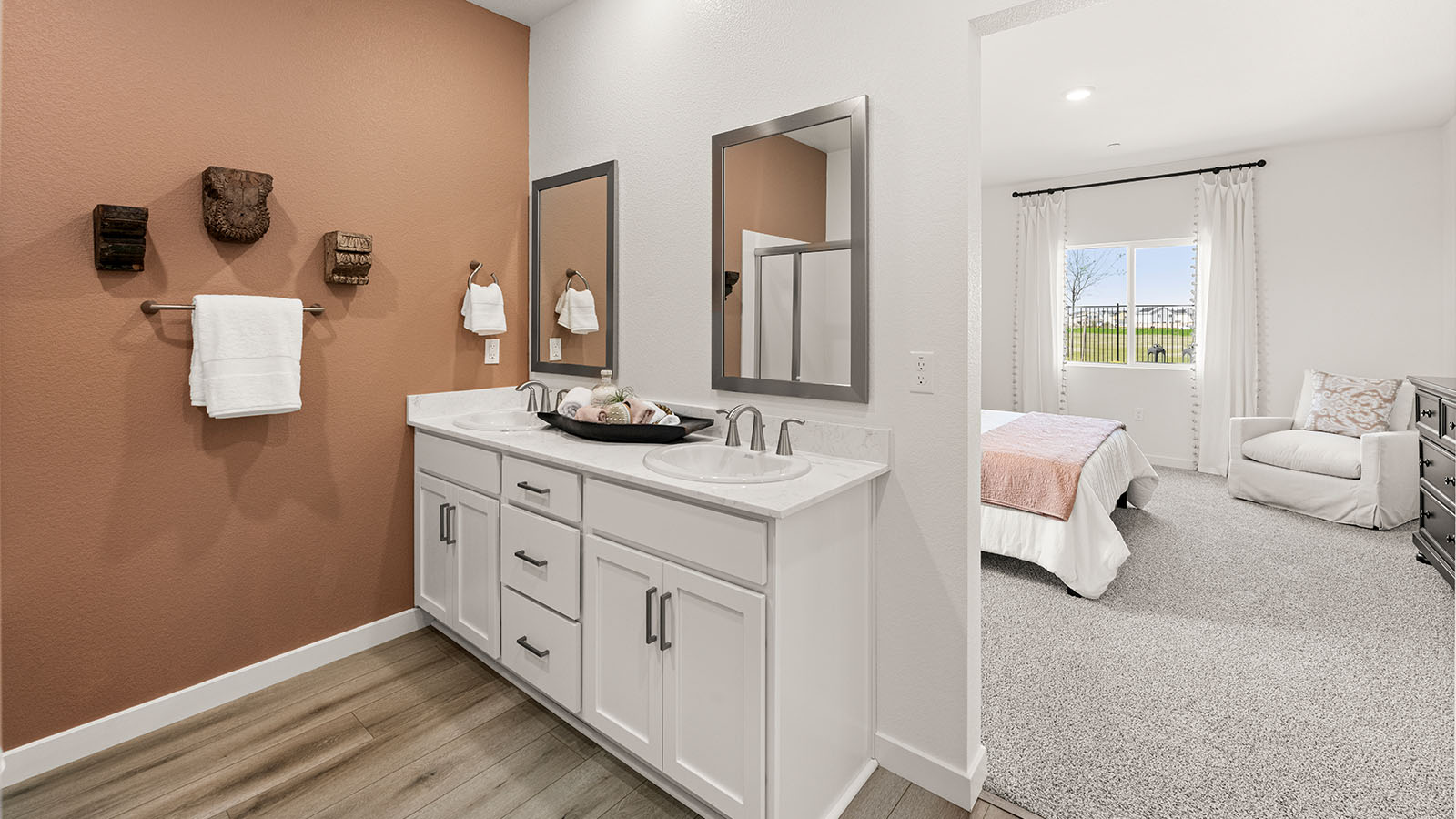 Aviara at Amoruso Ranch Plan 1825 Primary Bath Sinks