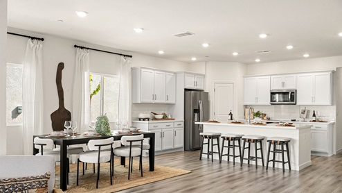 Aviara at Amoruso Ranch Plan 1825 Open Kitchen and Dining