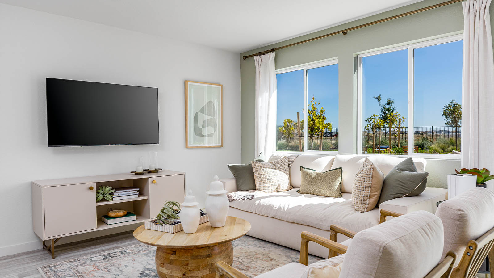 Milazzo at Amoruso Ranch Plan 1547  Light Filled Livingroom