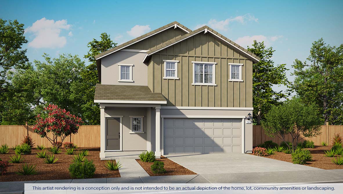 Milazzo at Amoruso Ranch Plan 1547 Exterior Farmhouse Elevation