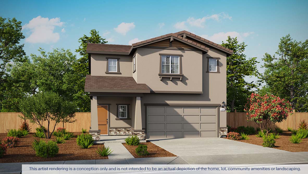 Milazzo at Amoruso Ranch Muir Plan 1547 exterior Craftsman elevation