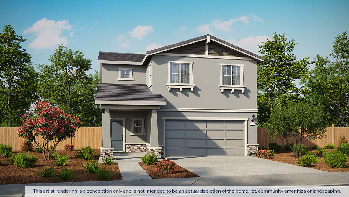 Milazzo at Amoruso Ranch Cardinal Plan 1678 exterior craftsman elevation