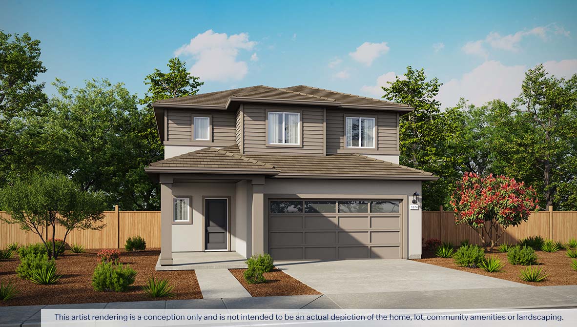 Milazzo at Amoruso Ranch Plan 1874  Exterior West Coast Elevation