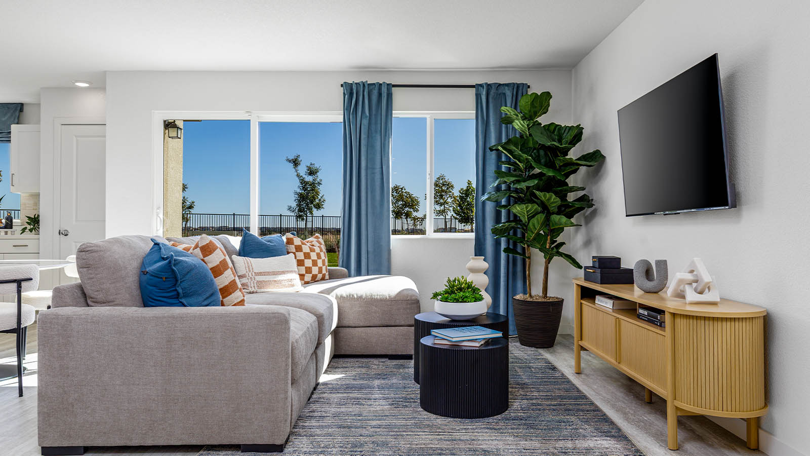Milazzo Colusa Plan 1874  living area with natural light