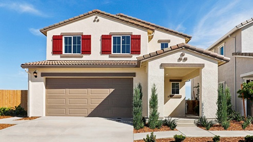 Exterior of new home