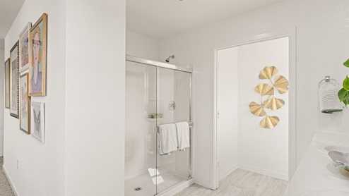 Milazzo at Amoruso Ranch Plan 1547 Primary Bathroom Shower