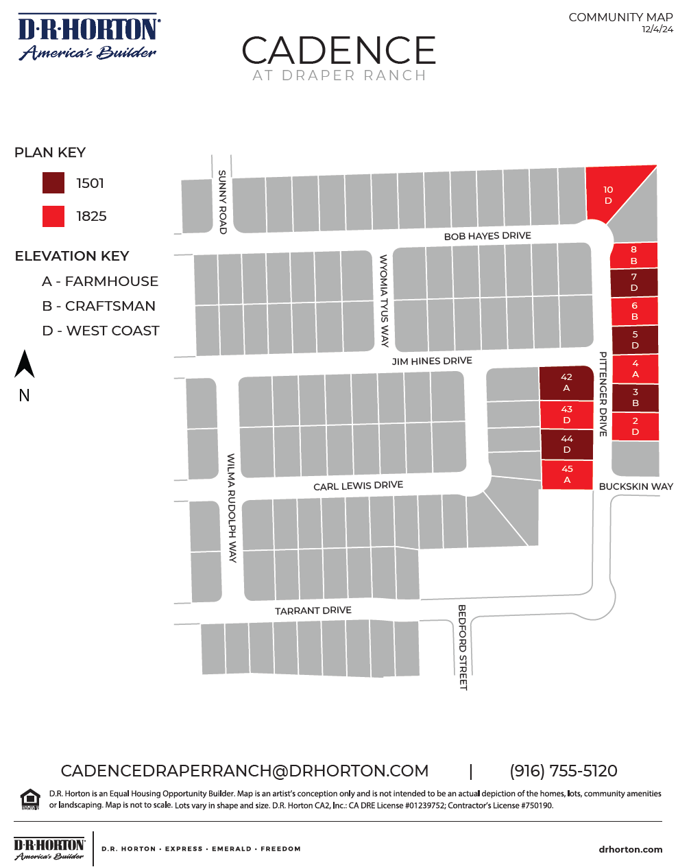 Static Lot Map