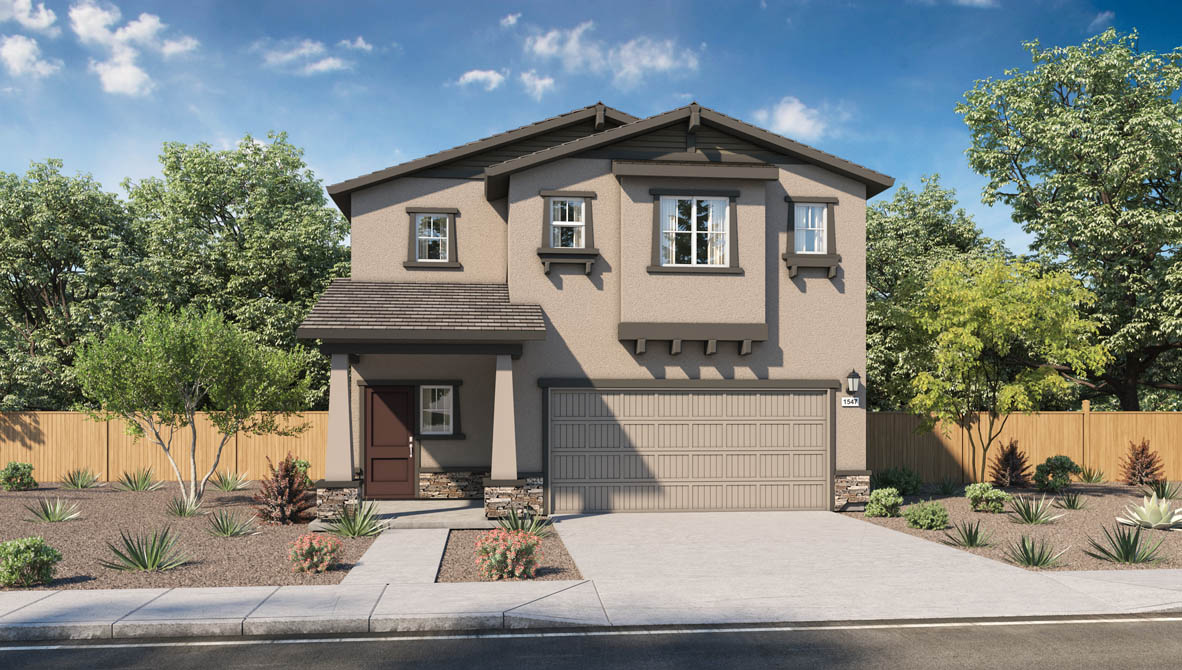 Amber Lynn Estates Plan 1547 Exterior Craftsman Elevation