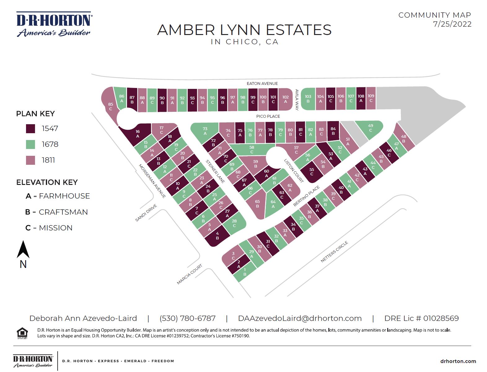 New Homes in Amber Lynn Estates Chico, CA D.R. Horton