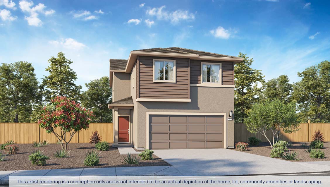 Dragonfly at Winding Creek Plan 1615 exterior Elevation