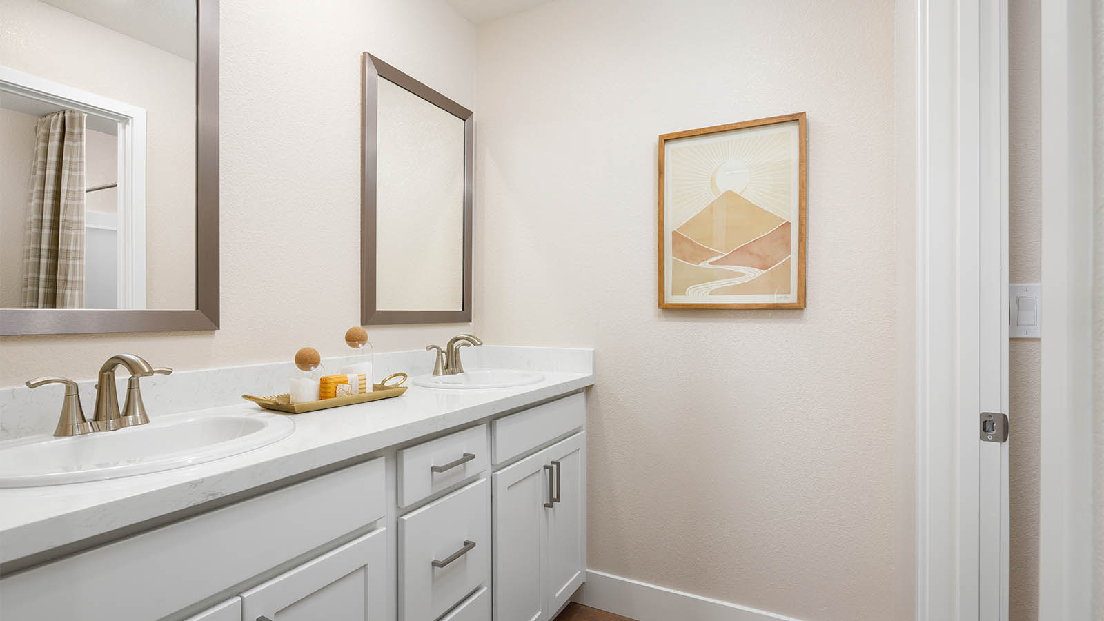 Lucia Plan 1619 Bathroom with Double Sinks