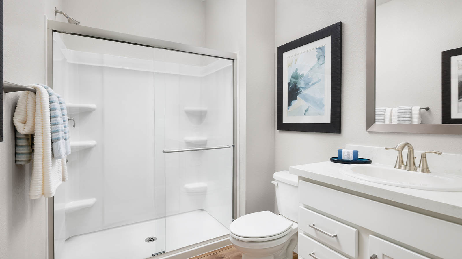 Ibiza at Delta Shores Willow Plan 2594  full downstairs bathroom for guests