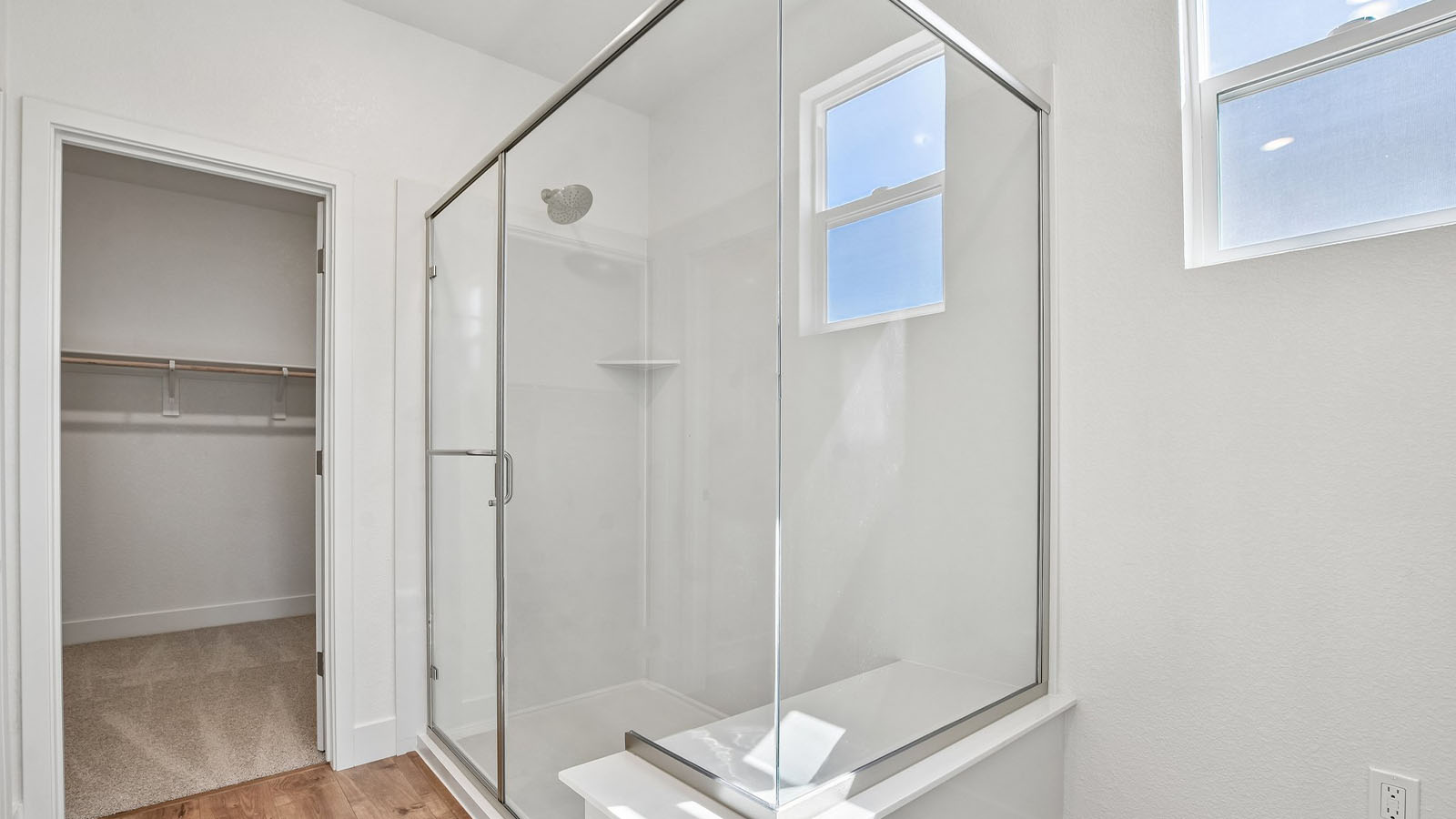 Ibiza at Delta Shores Plan 2594 primary bathroom with oversized walk in  shower