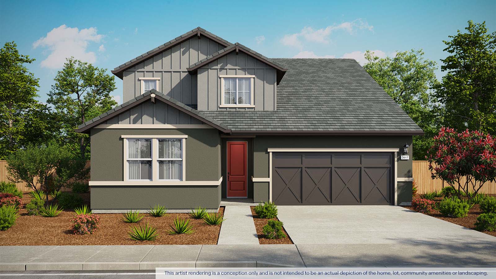 Ibiza at Delta Shores Plan 2617 Exterior Farmhouse elevation